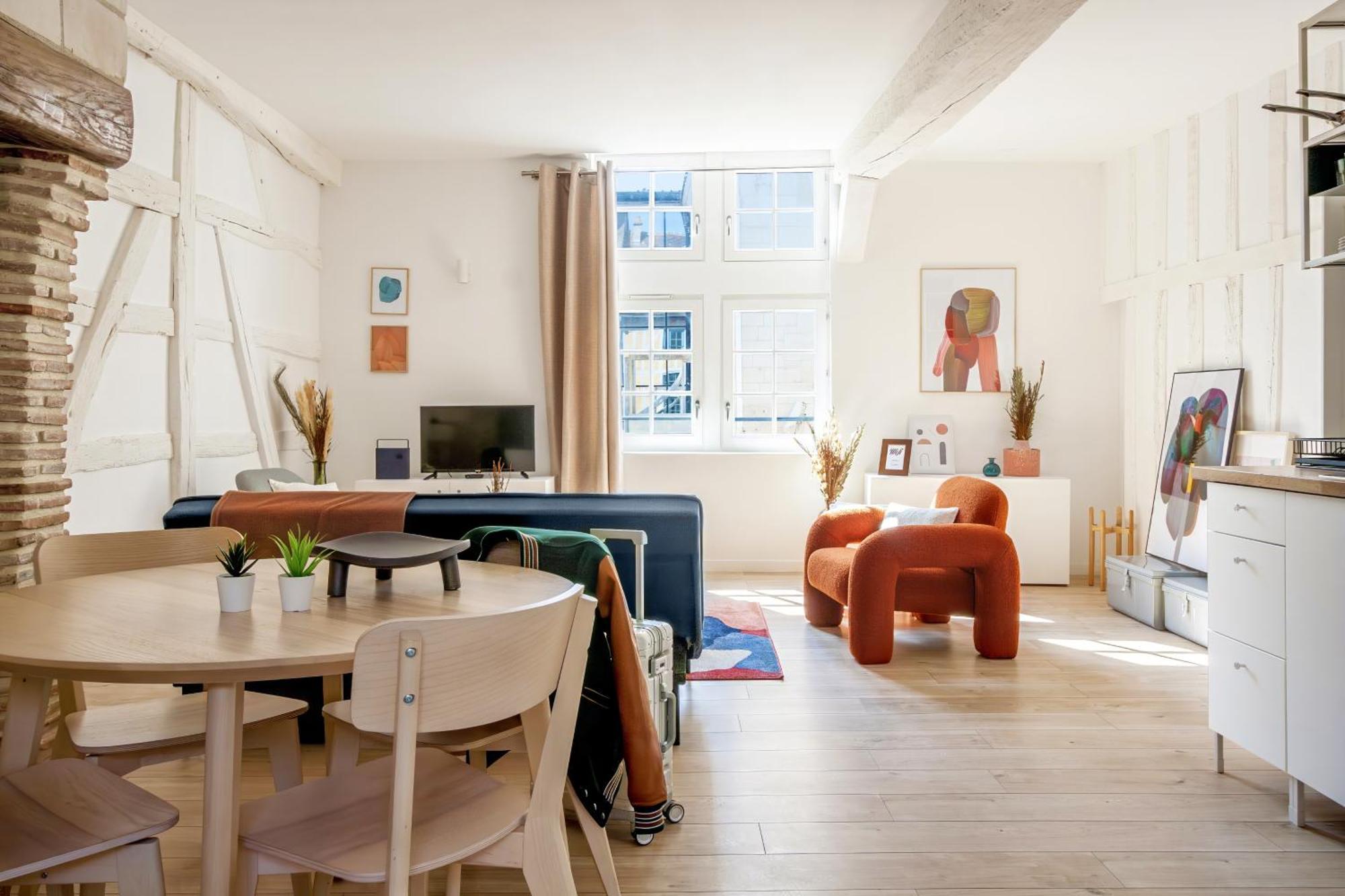 Le Loft Brunneval - Refuge Arty Du Xvie Siecle Appartement Troyes Buitenkant foto